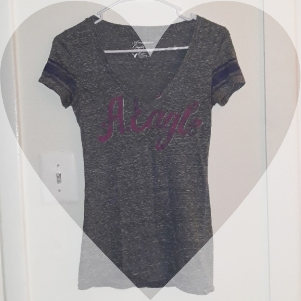 American Eagle Burn Out Tshirt